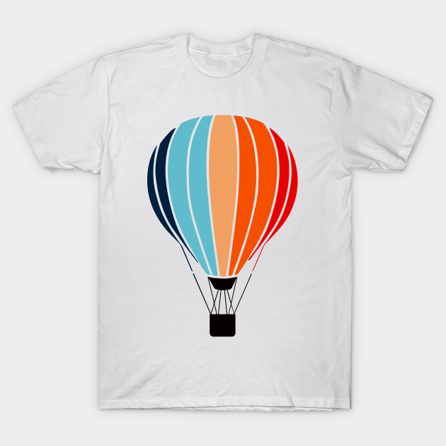 hot air balloon button up shirt